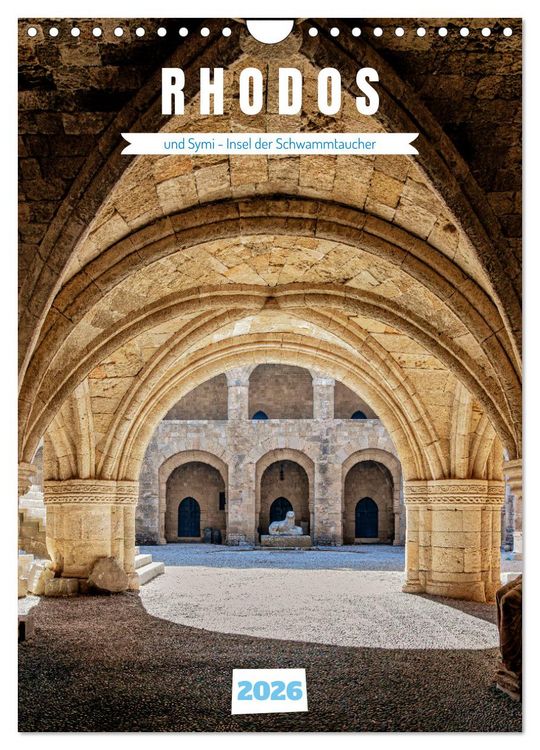 Produktbild: Rhodos und Symi, Insel der Schwammtaucher (Wandkalender 2026 DIN A4 hoch), CALVENDO Monatskalender