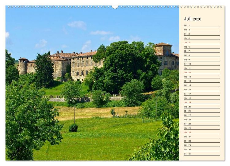 Produktbild: Emilia-Romagna (hochwertiger Premium Wandkalender 2026 DIN A2 quer), Kunstdruck in Hochglanz