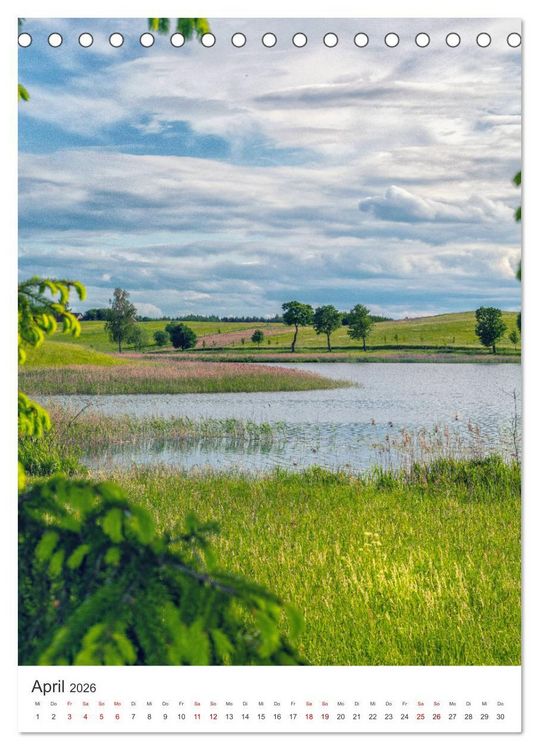 Produktbild: Polen - Eine Reise in eine wundersch&ouml;ne Natur. (Tischkalender 2026 DIN A5 hoch), CALVENDO Monatskalender