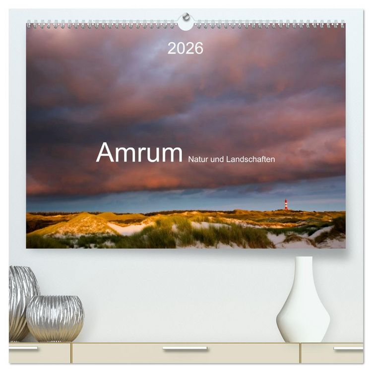 Produktbild: Amrum. Natur und Landschaften (hochwertiger Premium Wandkalender 2026 DIN A2 quer), Kunstdruck in Hochglanz