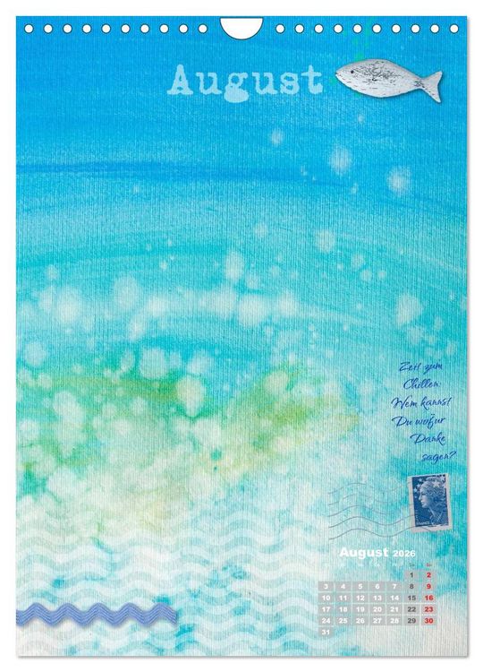 Produktbild: Jahr der Dankbarkeit &ndash; Scrapbooking-Kalender (Wandkalender 2026 DIN A4 hoch), CALVENDO Monatskalender