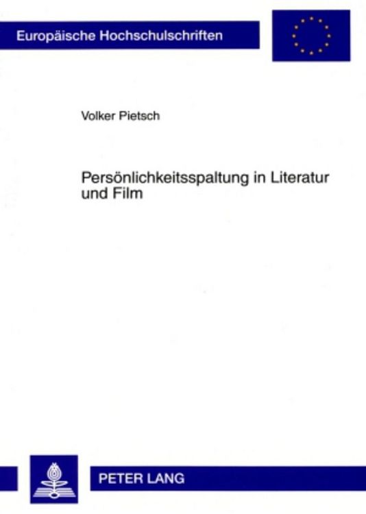 Produktbild: Pers&ouml;nlichkeitsspaltung in Literatur und Film