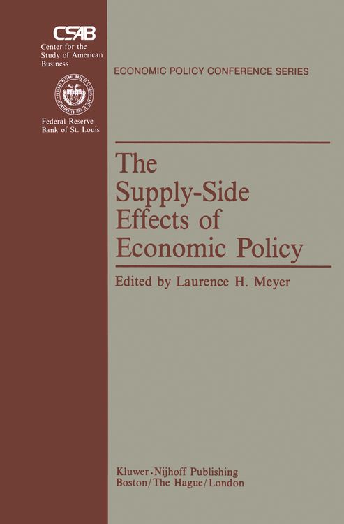 Produktbild: The Supply-Side Effects of Economic Policy