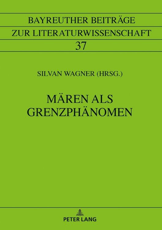 Produktbild: M&auml;ren als Grenzph&auml;nomen