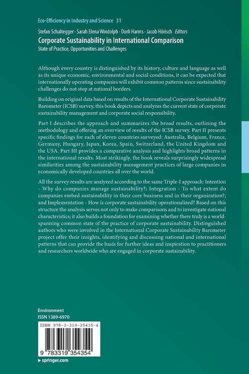 Produktbild: Corporate Sustainability in International Comparison