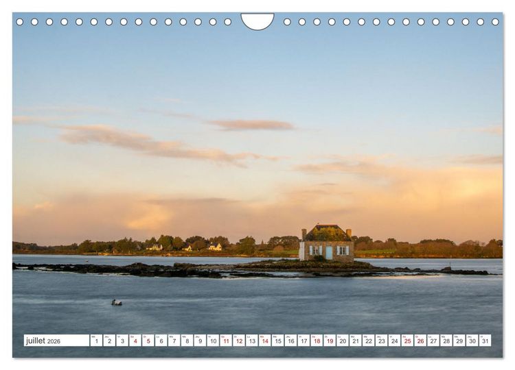 Produktbild: Morbihan, Sud Bretagne (Calendrier mural 2026 DIN A4 vertical), CALVENDO calendrier mensuel