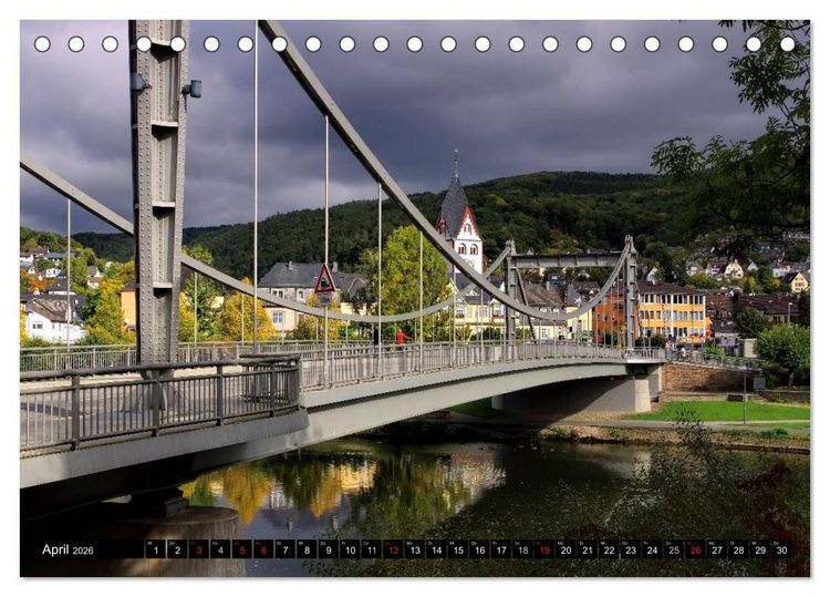 Produktbild: Die Lahn - Zauberhafte Orte rund um Limburg (Tischkalender 2026 DIN A5 quer), CALVENDO Monatskalender