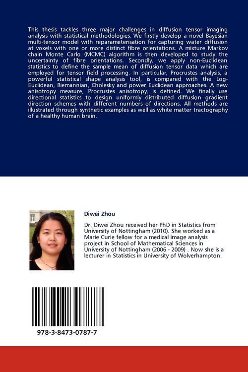Produktbild: Statistical Analysis of Diffusion Tensor Imaging