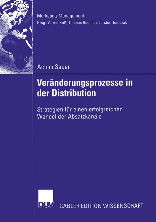 Produktbild: Ver&auml;nderungsprozesse in der Distribution