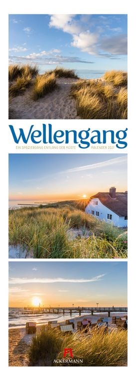 Produktbild: Wellengang Triplet-Kalender 2027 | Spaziergang entlang der K&uuml;ste