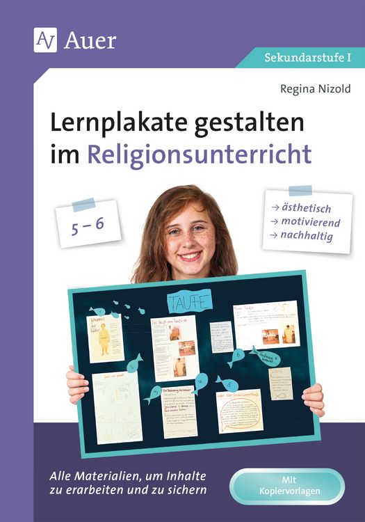 Produktbild: Lernplakate gestalten im Religionsunterricht 5-6