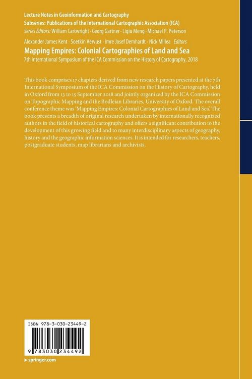 Produktbild: Mapping Empires: Colonial Cartographies of Land and Sea