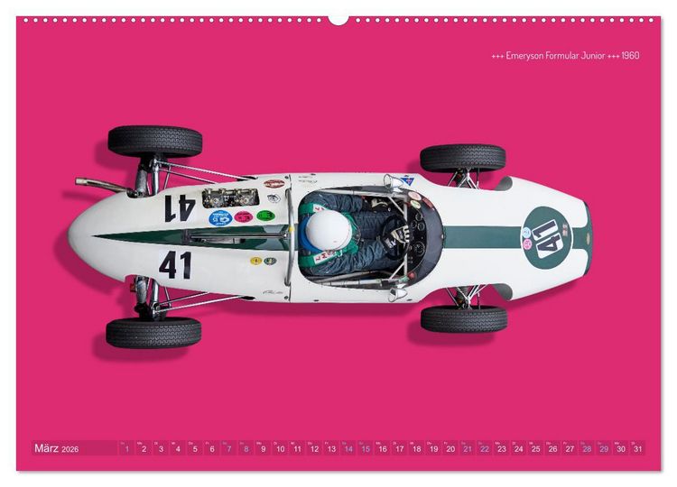 Produktbild: Legenden des Rennsports - Formel Junior 1955-1965 (hochwertiger Premium Wandkalender 2026 DIN A2 quer), Kunstdruck in Hochglanz