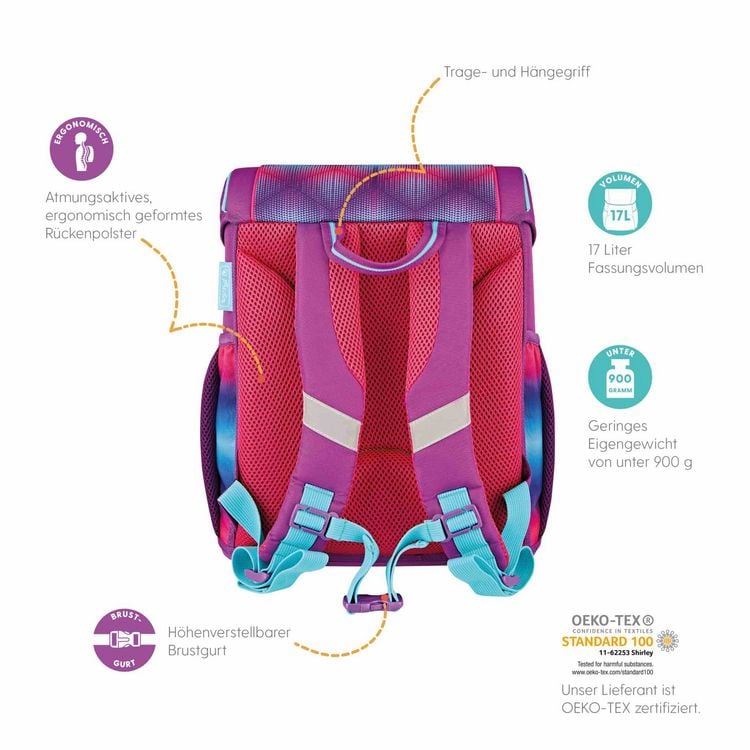 Produktbild: Herlitz Schulranzen Loop Plus Funky Horse