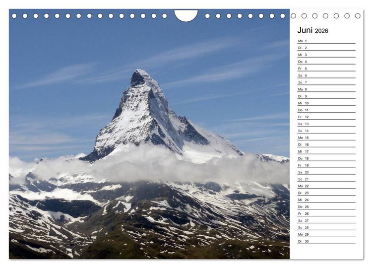 Produktbild: Matterhorn. Der Berg der Berge (Wandkalender 2026 DIN A4 quer), CALVENDO Monatskalender