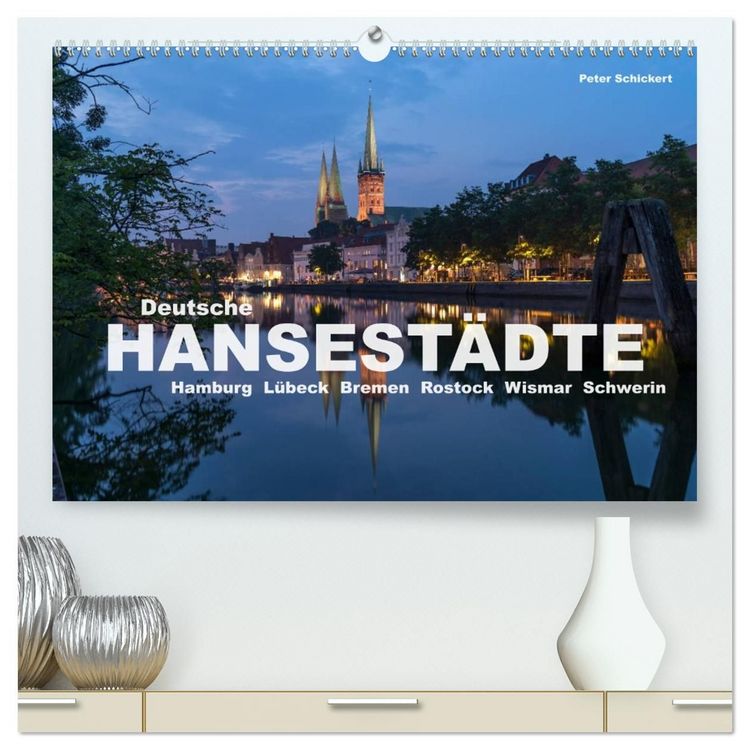 Produktbild: Deutsche Hansest&auml;dte (hochwertiger Premium Wandkalender 2027 DIN A2 quer), Kunstdruck in Hochglanz