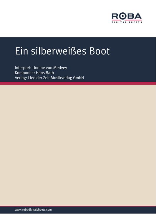Produktbild: Ein silberwei&szlig;es Boot