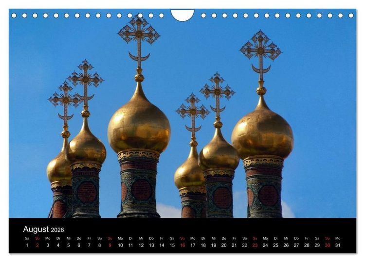 Produktbild: Moskau - Moscow (Wandkalender 2026 DIN A4 quer), CALVENDO Monatskalender