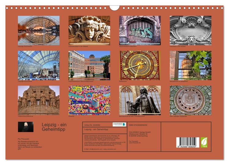 Produktbild: Leipzig - ein Geheimtipp (Wandkalender 2027 DIN A3 quer), CALVENDO Monatskalender