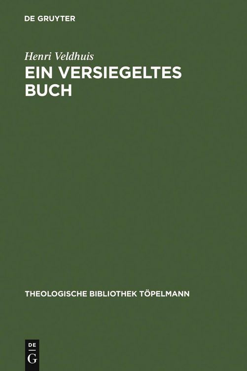 Produktbild: Ein versiegeltes Buch