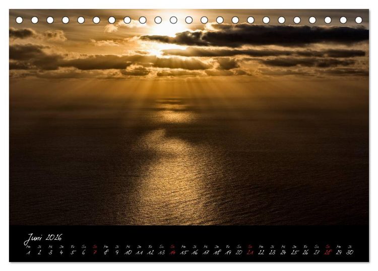 Produktbild: La Palma - Insel der Berge und Wolken (Tischkalender 2026 DIN A5 quer), CALVENDO Monatskalender