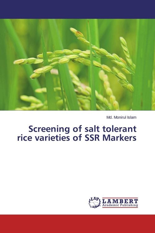 Produktbild: Screening of salt tolerant rice varieties of SSR Markers