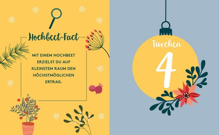 Produktbild: Mein Adventskalender-Buch &ndash; Ho, Ho, Hochbeetliebe