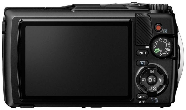 Produktbild: OM System TG-7 black Digitalkamera 12 Megapixel Opt. Zoom: 4 x Schwarz Sto&szlig;fest, Wasserdicht, 4K-Video