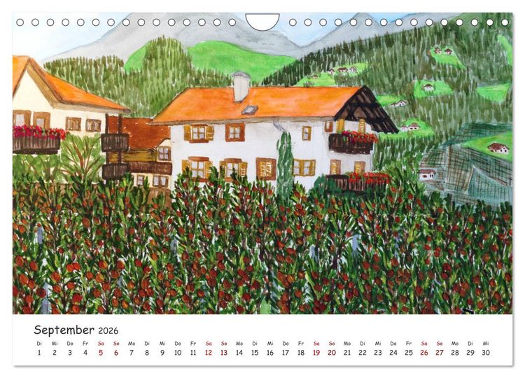 Produktbild: Urlaubsstimmung f&uuml;r das ganze Jahr (Wandkalender 2026 DIN A4 quer), CALVENDO Monatskalender