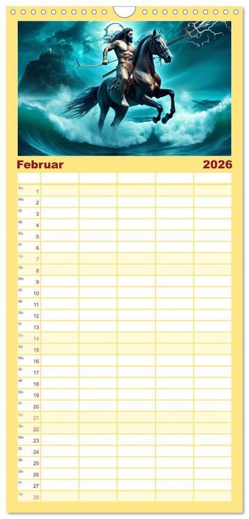 Produktbild: Familienplaner 2026 - Im Reich der M&auml;rchen, Mythen und Legenden mit 5 Spalten (Wandkalender, 21 x 45 cm) CALVENDO