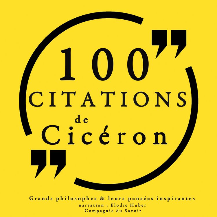 Produktbild: 100 citations de Cic&eacute;ron