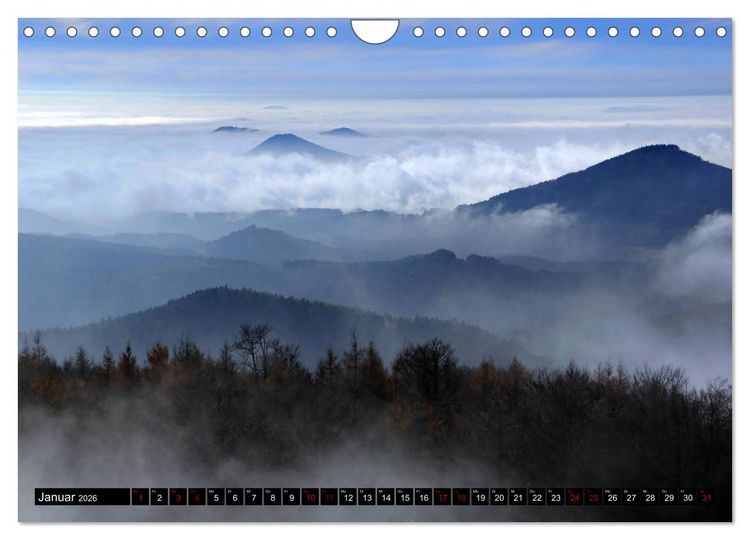 Produktbild: Das Zittauer Gebirge - (Wandkalender 2026 DIN A4 quer), CALVENDO Monatskalender