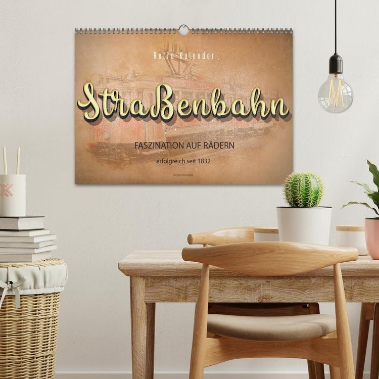 Produktbild: Stra&szlig;enbahn - Faszination auf R&auml;dern (Wandkalender 2026 DIN A3 quer), CALVENDO Monatskalender