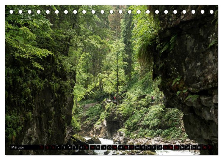 Produktbild: das Allg&auml;u (Tischkalender 2026 DIN A5 quer), CALVENDO Monatskalender
