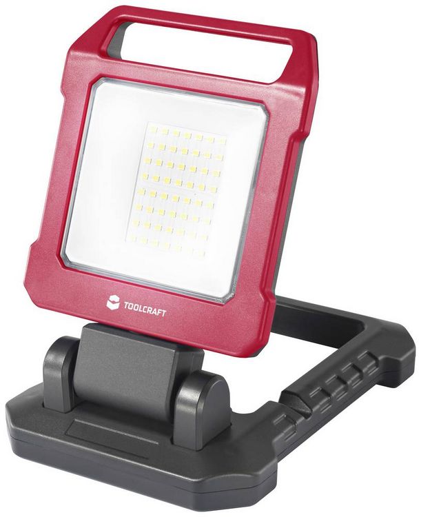 Produktbild: TOOLCRAFT LED-Baustrahler 20W (Schweizer Netzstecker) Naturwei&szlig; TO-7914468