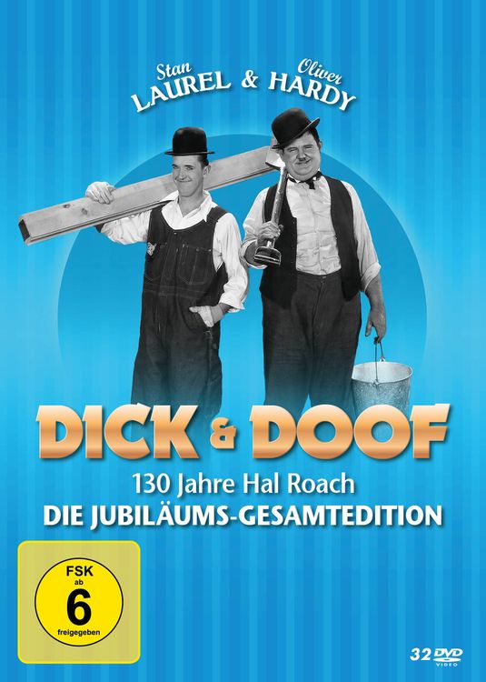 Produktbild: Dick und Doof - 130 Jahre Hal Roach - Die Jubil&auml;ums-Gesamtedition (Filmjuwelen) [32 DVDs]