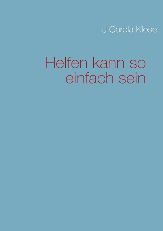 Produktbild: Helfen kann so einfach sein