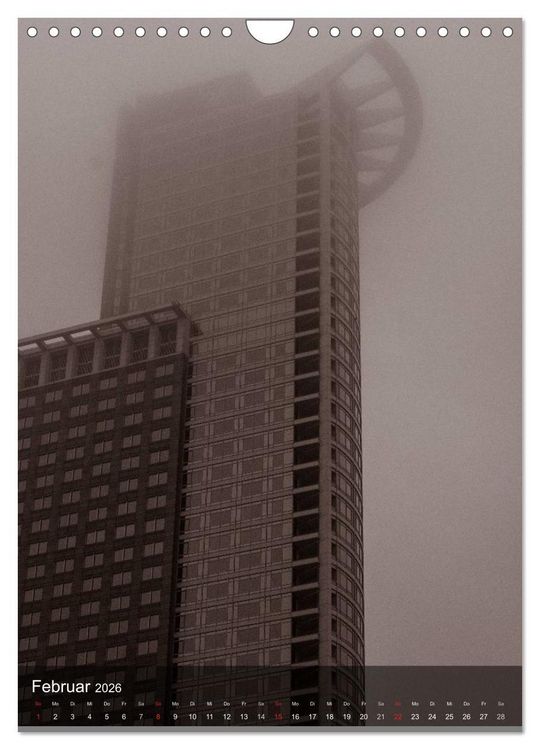 Produktbild: Frankfurt monochrom (Wandkalender 2026 DIN A4 hoch), CALVENDO Monatskalender