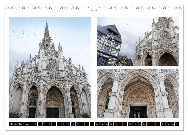 Produktbild: Rouen entdecken (Wandkalender 2026 DIN A4 quer), CALVENDO Monatskalender