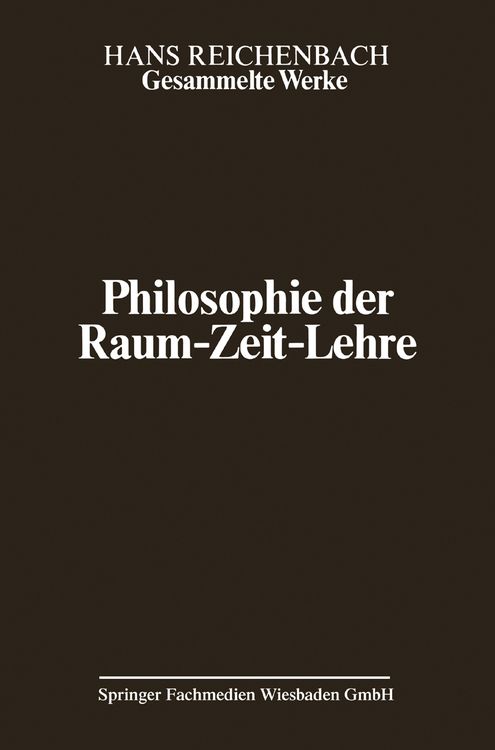 Produktbild: Philosophie der Raum-Zeit-Lehre