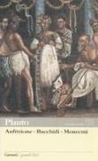 Produktbild: Anfitrione-Bacchidi-Menecmi. Testo latino a fronte
