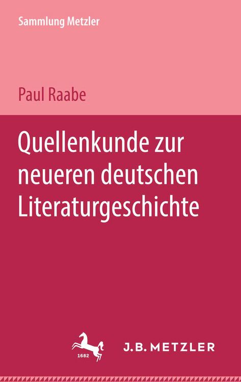 Produktbild: Quellenkunde zur neueren deutschen Literaturgeschichte