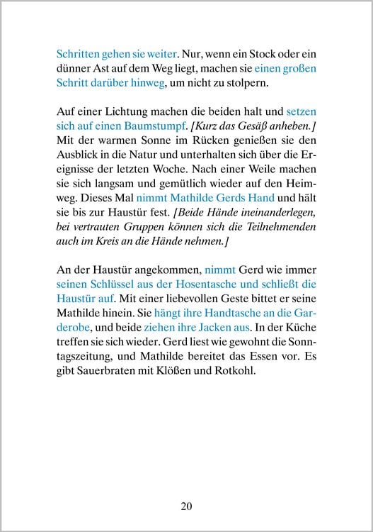 Produktbild: Bewegungsgeschichten und Bewegungsgedichte f&uuml;r &auml;ltere Menschen