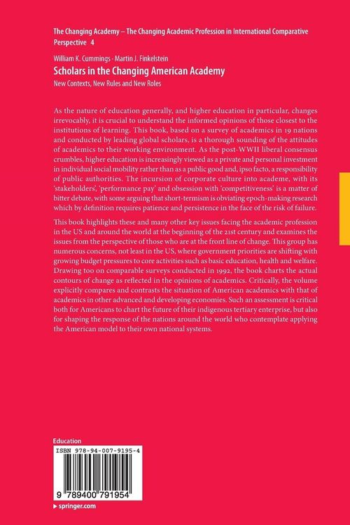 Produktbild: Scholars in the Changing American Academy