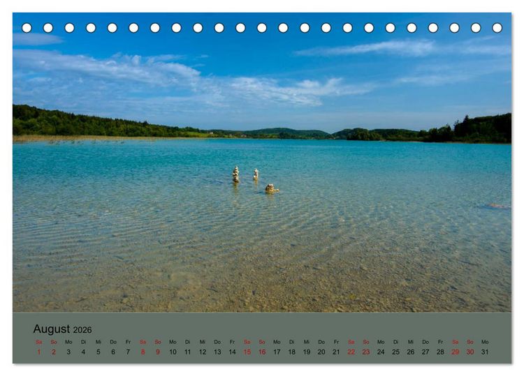 Produktbild: Eine Perle der Natur - das Jura (Tischkalender 2026 DIN A5 quer), CALVENDO Monatskalender