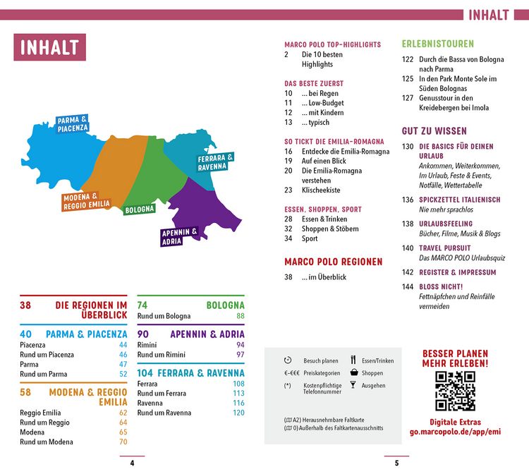 Produktbild: MARCO POLO Reisef&uuml;hrer Emilia-Romagna, Bologna, Parma, Ravenna
