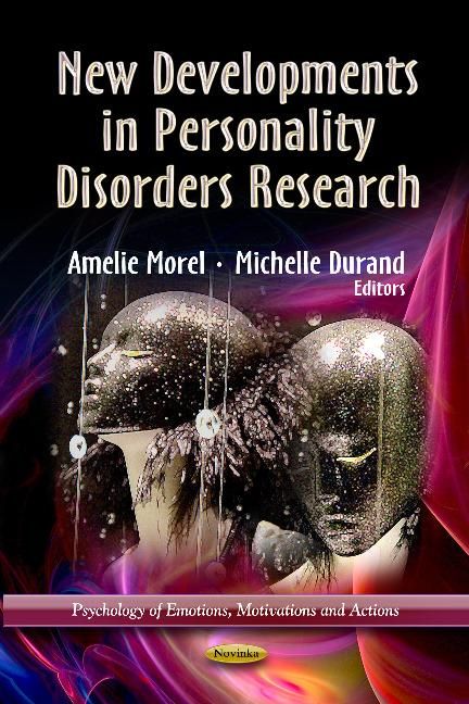 Produktbild: New Developments in Personality Disorders Research