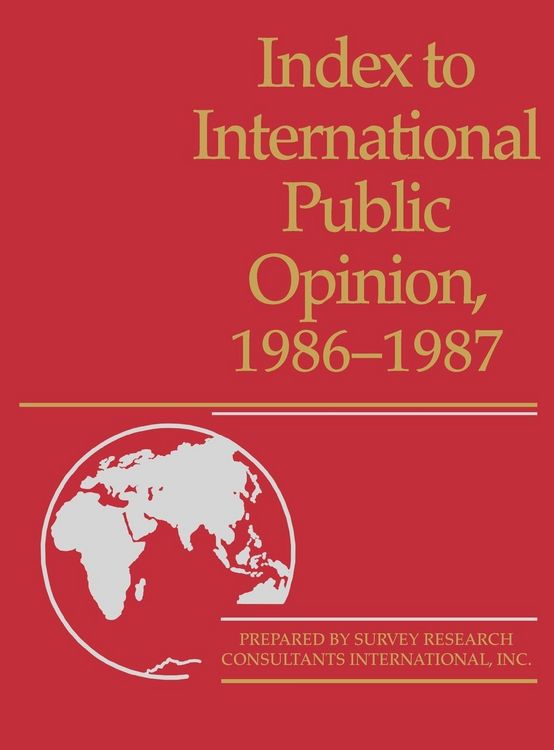 Produktbild: Index to International Public Opinion, 1986-1987