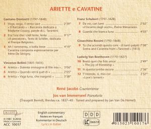 Produktbild: Ariette e cavatine