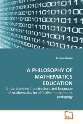 Produktbild: Gunga, S: A PHILOSOPHY OF MATHEMATICS EDUCATION